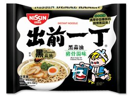 Nissin Tonkotsu black garlic noodle 100g