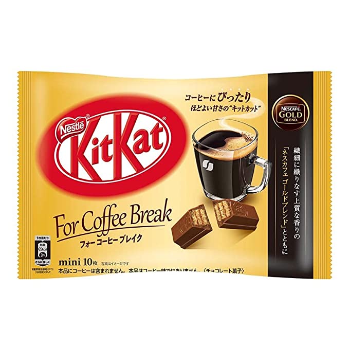Nestle Kit Kat Mini Nescafe Gold Blend coffee 10 pieces 113g