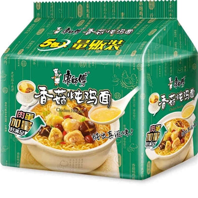 Master Kong noodles chicken with mushroom - 5 packs x 100g