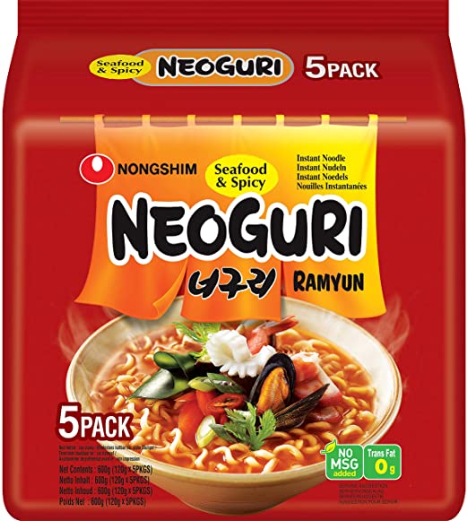 Neoguri Ramyun Hot multi pack  5x  120g