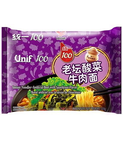 UNI Noodles - Beef & Sauerkraut 119g packet