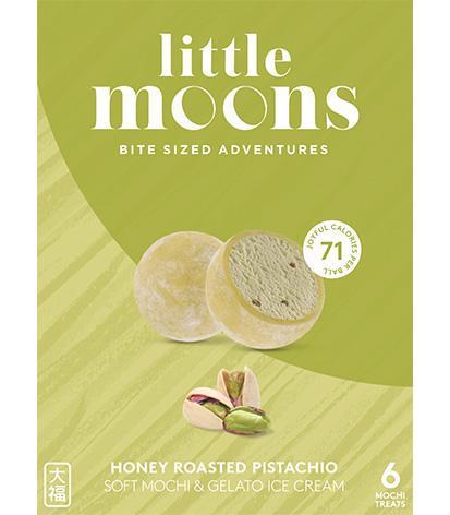 Little Moons Honey Roasted Pistachio Ice-cream Mochi 6 x 32g