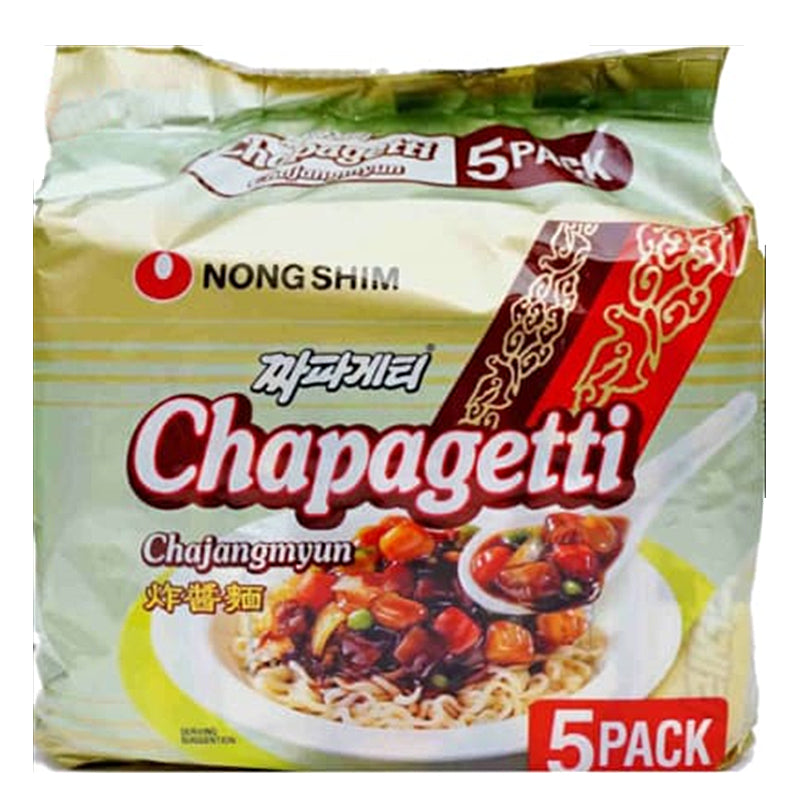 Chapagetti Jjajangmyun noodles multi pack - 5 packs x 140g