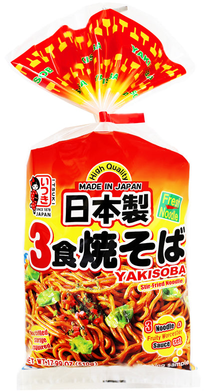 Itsuki yakisoba Japanese noodles with sauce							510g
