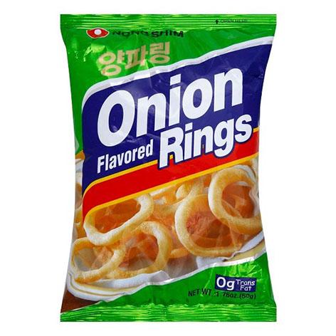 Nongshim onion ring snack mild 50g