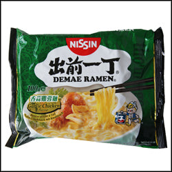 Nissin garlic chicken noodle 100g