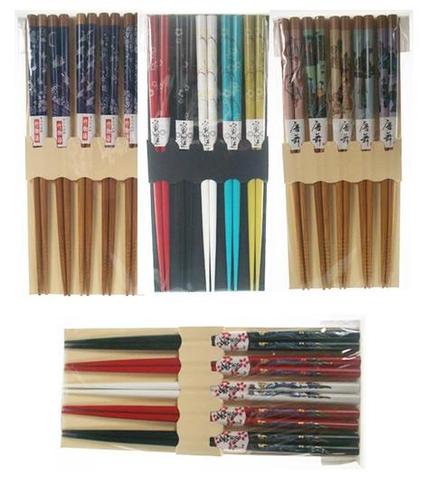 Chopsticks with Chinese Painting 5pairs per pack