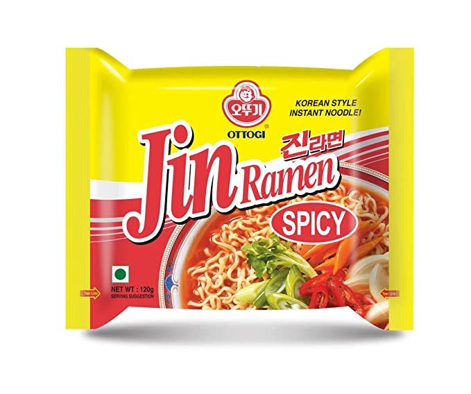 Jin Ramyun HOT single pkt noodles 120g
