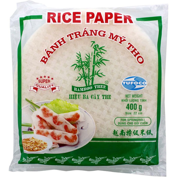 Bamboo Tree Rice Paper sheets for spring rolls 400g – Kukki-Canterbury