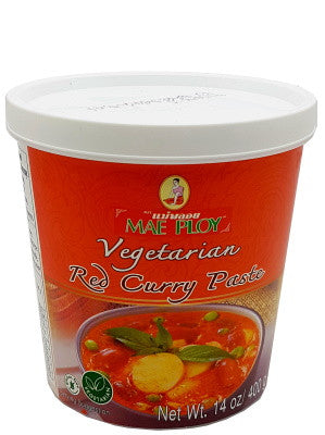 Mae Ploy Vegetarian Red Curry Paste 400g