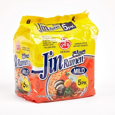 Jin Ramyun Mild  multipack noodles  5 packs x 120g