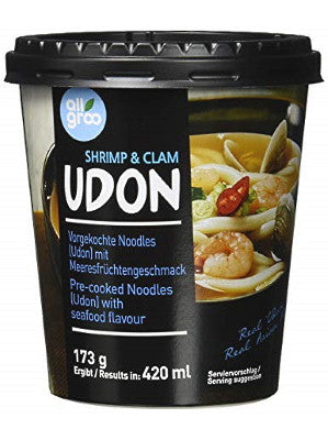 Allgroo Shrimp and Clam Udon noodles 173g