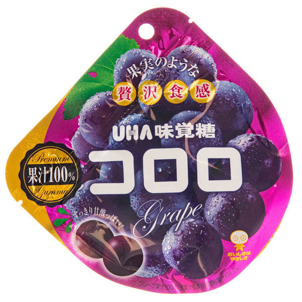 UHA MIKAKUTO' Kororo  Grape Flavoured Gummy, 48g