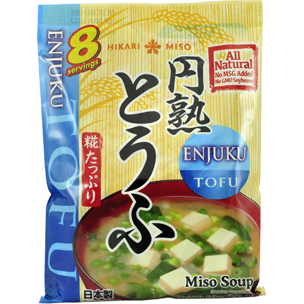 HIKARI MISO' Instant Miso Soup Enjyuku Tofu, 8 servings, 150g