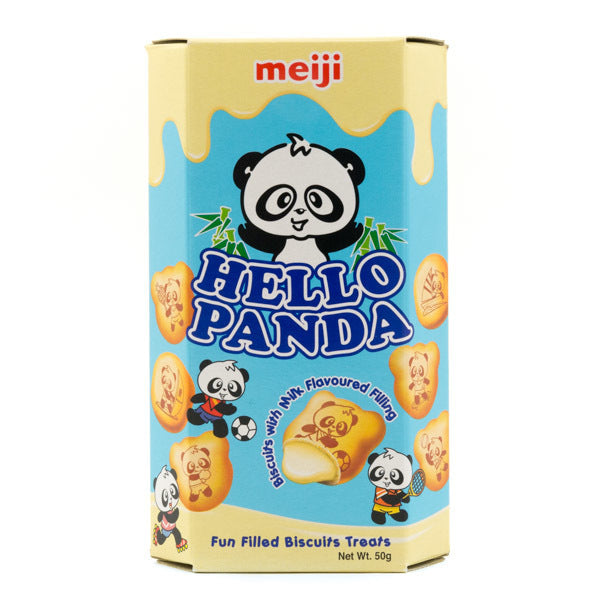 'Meiji_Singaporean' Hello Panda Milk Cream Biscuits, 50g