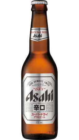 Asahi beer super dry bottle		330ml