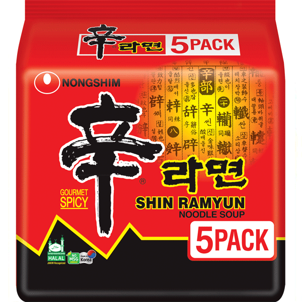 Shin Ramen multipack noodle soup