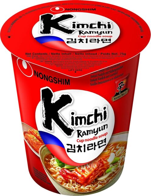 Kimchi small cup noodles    75g