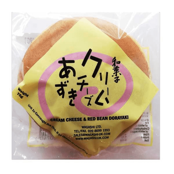 Wagashi Dorayaki cream cheese and red bean 75g
