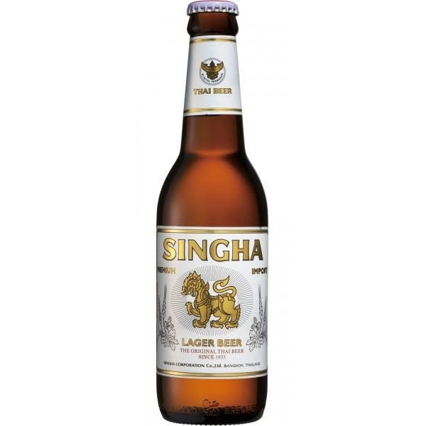 Singha beer bottle		330ml