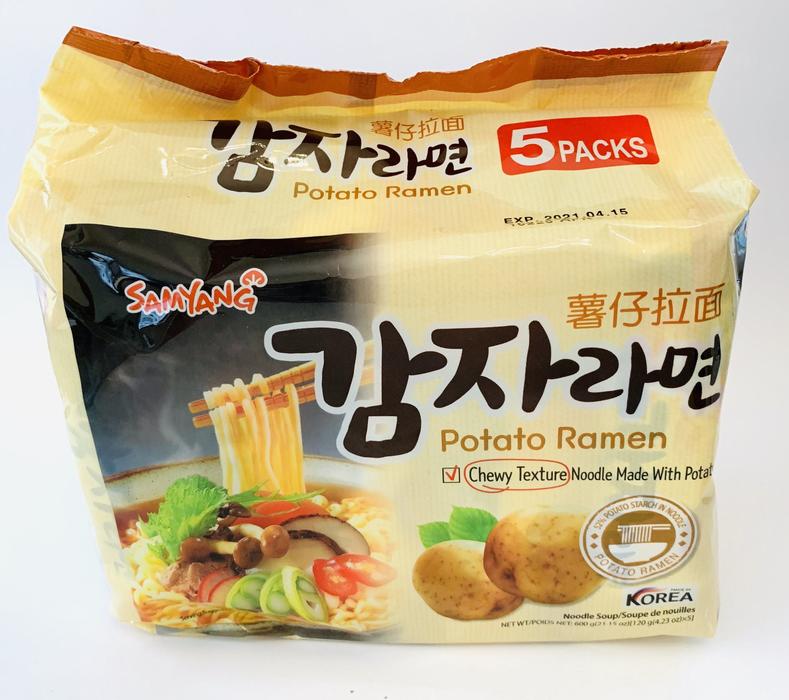 Samyang Potato Ramen - multipack - 5 packs -5 x 120g